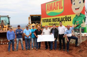 REALIDADE! Amafil inicia obras de construção de sua Unidade em Pérola