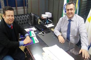 Darlan Scalco visita Beto Preto para pedir recursos para saúde nos municípios