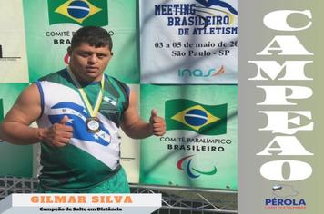 Gilmar Silva é Campeão no Meenting Brasileiro de Atletismo