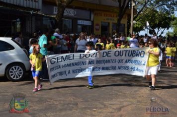 Foto - Desfile Cívico em comemoração ao aniversário de Pérola encanta moradores / Parte 1