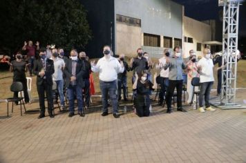 Foto - INAUGURAÇÃO DO MEMORIAL EM HOMENAGEM AS VÍTIMAS DA COVID-19.