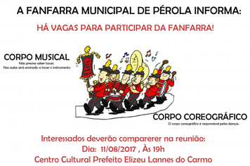 Venha fazer parte da fanfarra você também