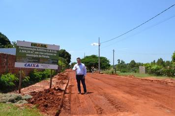 Pérola caminha para 100% de pavimentação asfáltica em toda a cidade.