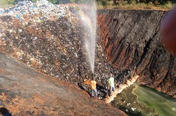 Incendiado Aterro Sanitário de Pérola