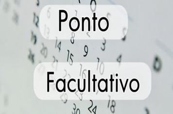 Fica declarado Ponto Facultativo para o dia 24 de março de 2016, quando não haverá expediente nas repartições públicas municipais.