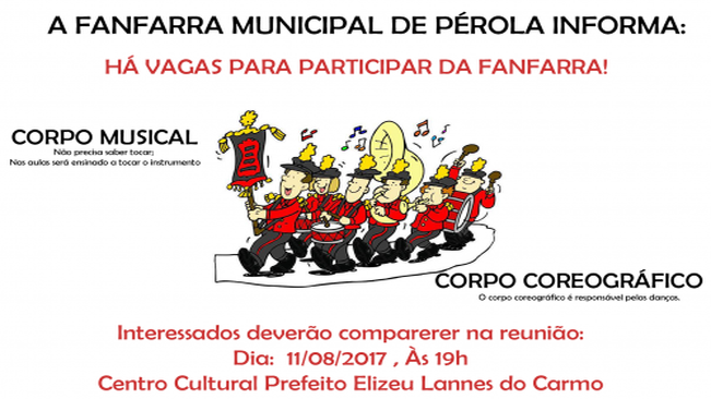 Venha fazer parte da fanfarra você também