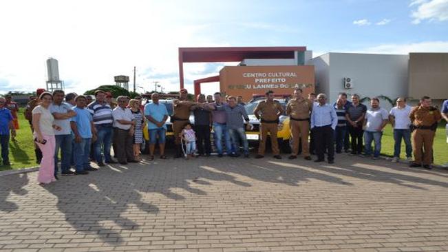 Entrega de 2 viaturas para a Polícia Militar e Rodoviária