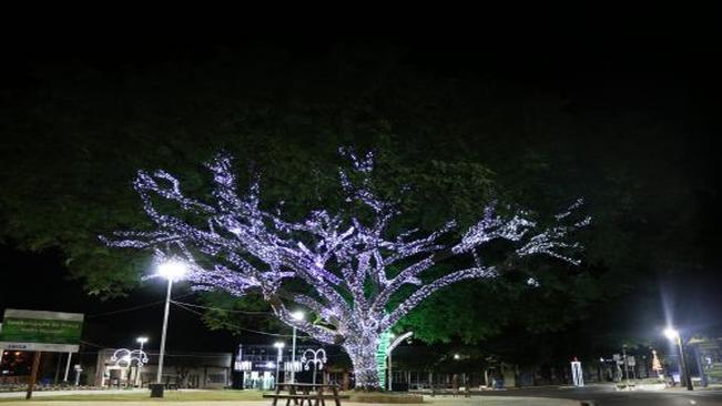 Decoração natalina encanta os moradores de Pérola
