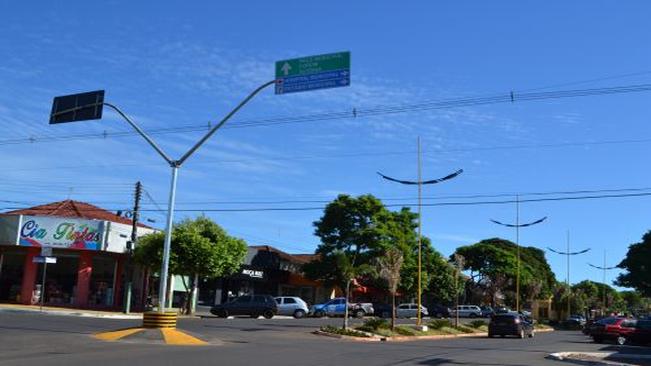 Placas indicativas no Município de Pérola.